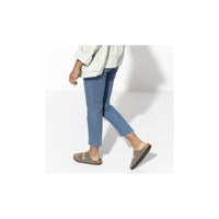 Birkenstock Womens Birkenstock Womens Grey Arizona Birkibuc Sandal - 151213