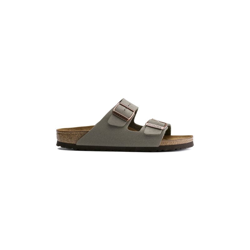 Birkenstock Womens Birkenstock Womens Grey Arizona Birkibuc Sandal - 151213