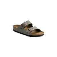 Birkenstock Womens Birkenstock Womens Grey Arizona Birkibuc Sandal - 151213