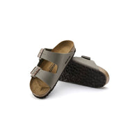Birkenstock Womens Birkenstock Womens Grey Arizona Birkibuc Sandal - 151213