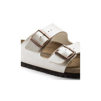 Birkenstock Womens Birkenstock Womens White Arizona Birko Flor Sandal - 1009921