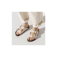 Birkenstock Womens Birkenstock Womens White Arizona Birko Flor Sandal - 1009921