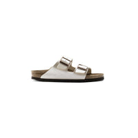 Birkenstock Womens Birkenstock Womens White Arizona Birko Flor Sandal - 1009921