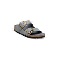 Birkenstock Womens BLUE / 4.5UK Birkenstock Womens Arizona Big Buckle Natural Leather Oiled Blue Sandal - 1032071
