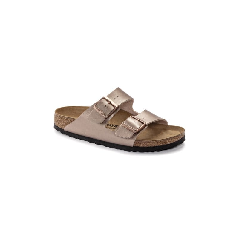 Birkenstock Womens BRONZE / 3.5UK Birkenstock Womens Arizona Birko Flor Bronze Sandal - 1023960