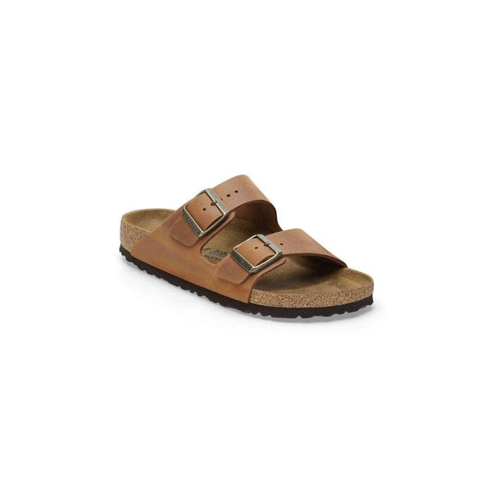 Birkenstock Womens BROWN / 4.5UK Birkenstock Womens Brown Arizona Natural Leather Oiled Sandal - 1028272