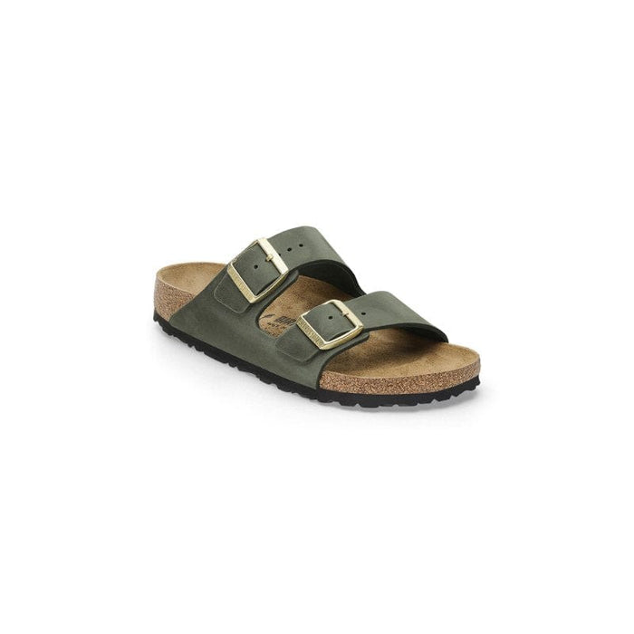 Birkenstock Womens GREEN / 3.5UK Birkenstock Womens Green Arizona Waxy Leather Sandal - 1027948