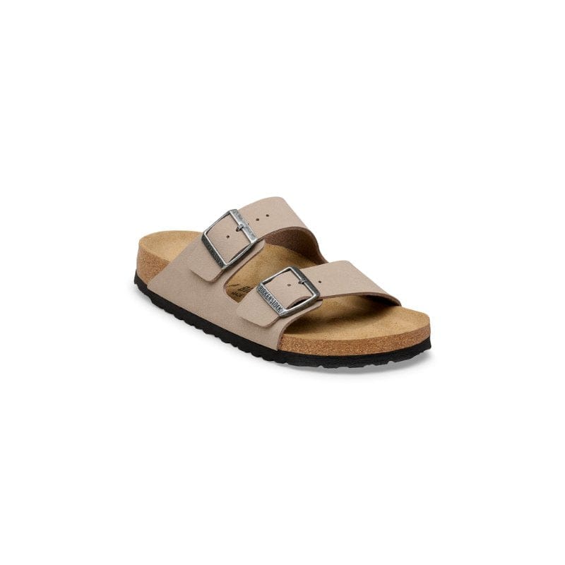 Birkenstock Womens GREY / 4.5UK Birkenstock Womens Arizona Birko-flor Grey Nubuk Sandal - 1032070