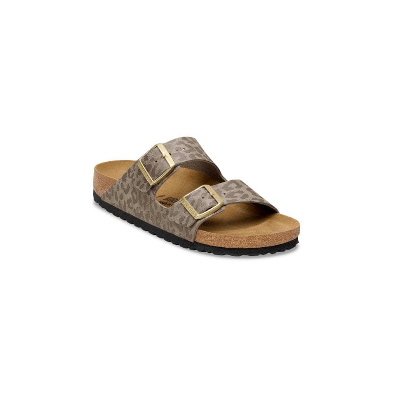 Birkenstock Womens TAUPE / 4.5UK Birkenstock Womens Arizona Bs Leopard Taupe Sandal - 1031941