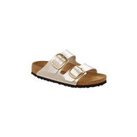 Birkenstock Womens WHITE / 4.5UK Birckenstock Womens Arizona Big Buckle Birkoflor White Sandal - 1020021