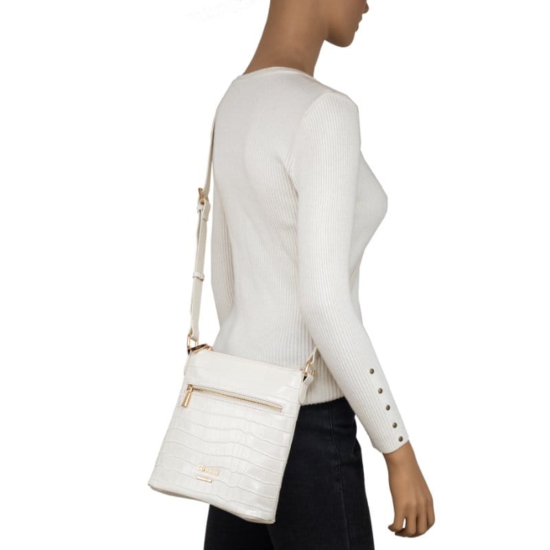 Brandwell Womens BEIGE / ONE SIZE Gionni Womens Beige Crossbody Bag Lagoon - 11G2764