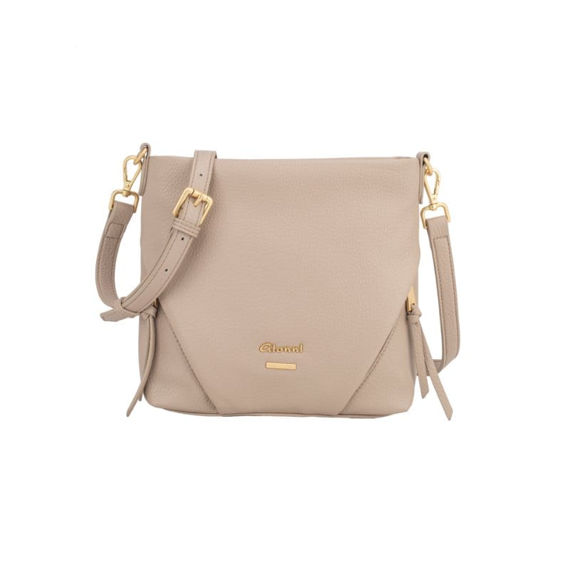 Brandwell Womens BEIGE / ONE SIZE Gionni Womens Beige Crossbody Bag Triton Large - 11G2740