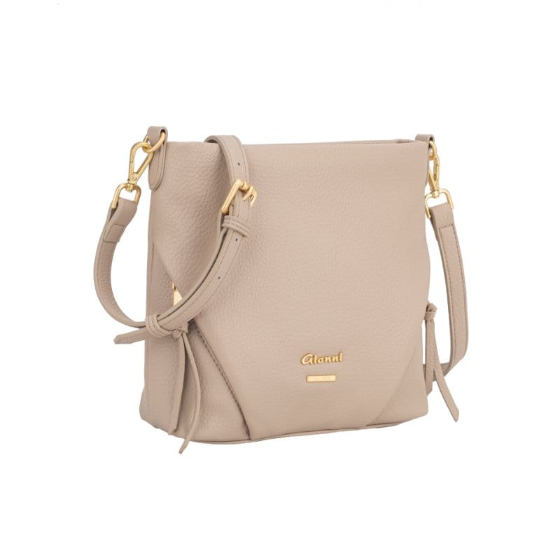 Brandwell Womens BEIGE / ONE SIZE Gionni Womens Beige Crossbody Bag Triton Large - 11G2740