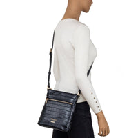 Brandwell Womens BLACK / ONE SIZE Gionni Womens Black Crossbody Bag Lagoon - 11G2764
