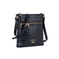 Brandwell Womens BLACK / ONE SIZE Gionni Womens Black Crossbody Bag Lagoon - 11G2764