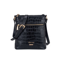 Brandwell Womens BLACK / ONE SIZE Gionni Womens Black Crossbody Bag Lagoon - 11G2764
