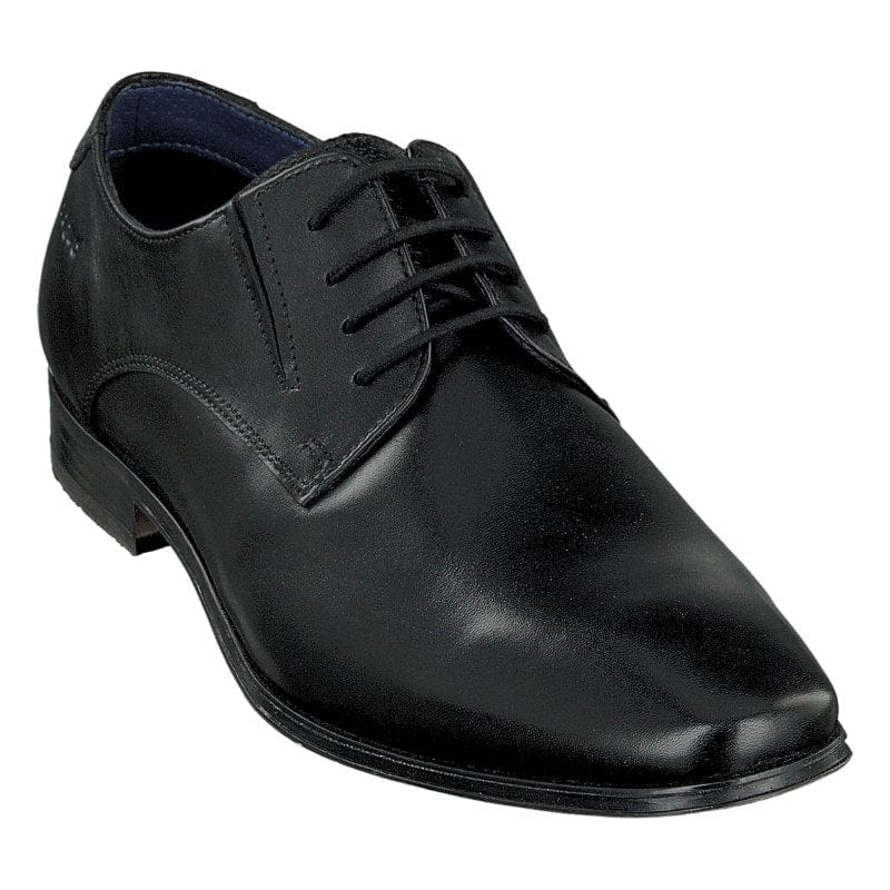 Bugatti Mens BLACK / 7UK Bugatti Mens Black Lace Up Leather Morino Shoes 312-42002-1000
