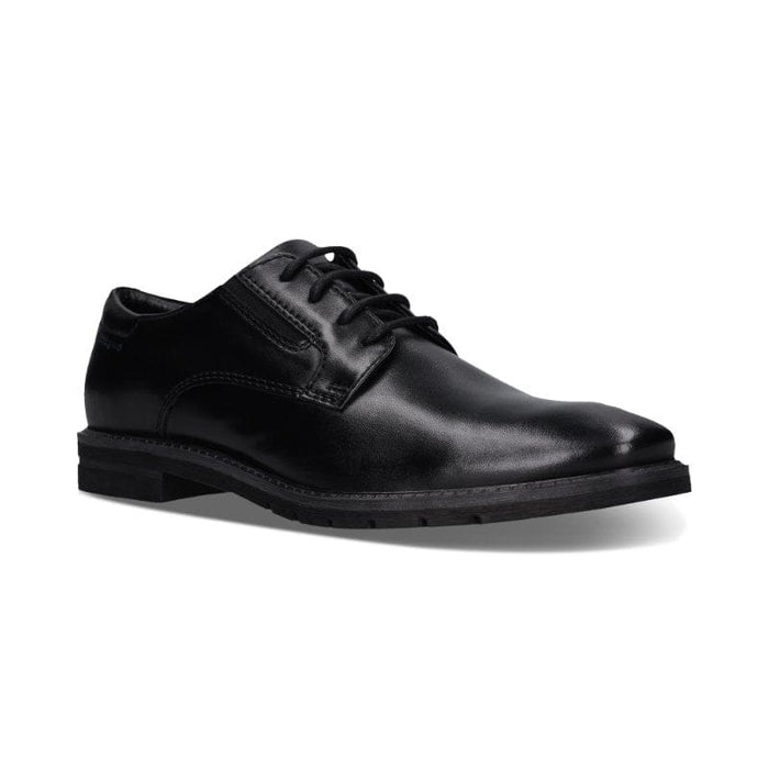 Bugatti Mens BLACK / 7UK Bugatti Mens Black Lace Up Leather Shoes 311-A9G1F-1000