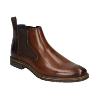 Bugatti Mens BROWN / 7UK Bugatti Mens Brown Slip-On Elastic Ankle Boots 311-A9E34-1111