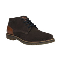 Bugatti Mens BROWN / 8UK Bugatti Mens Brown Lace Up Side Zip Shoes 331-8373H-1400