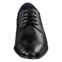 Bugatti Mens Bugatti Mens Black Lace Up Leather Morino Shoes 312-42002-1000