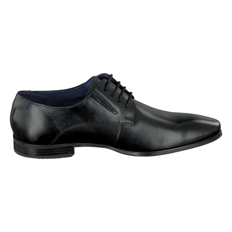 Bugatti Mens Bugatti Mens Black Lace Up Leather Morino Shoes 312-42002-1000