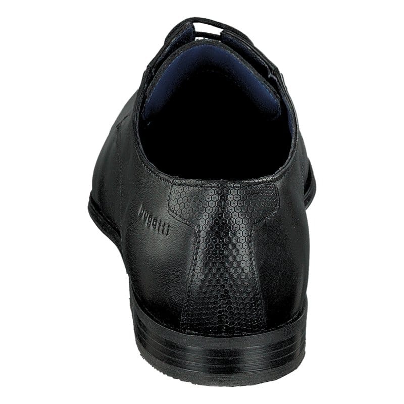 Bugatti Mens Bugatti Mens Black Lace Up Leather Morino Shoes 312-42002-1000