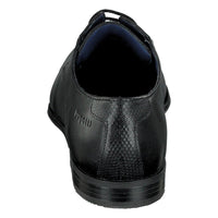 Bugatti Mens Bugatti Mens Black Lace Up Leather Morino Shoes 312-42002-1000