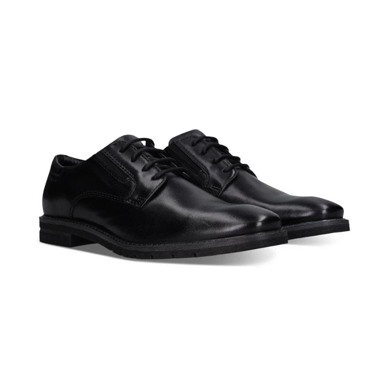 Bugatti Mens Bugatti Mens Black Lace Up Leather Shoes 311-A9G1F-1000