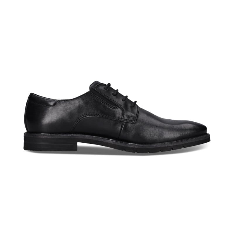 Bugatti Mens Bugatti Mens Black Lace Up Leather Shoes 311-A9G1F-1000