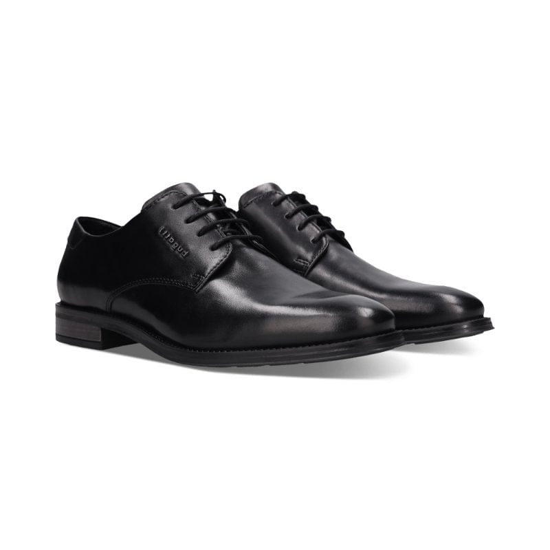 Bugatti Mens Bugatti Mens Black Lace Up Leather Shoes 311-AYN01-1000