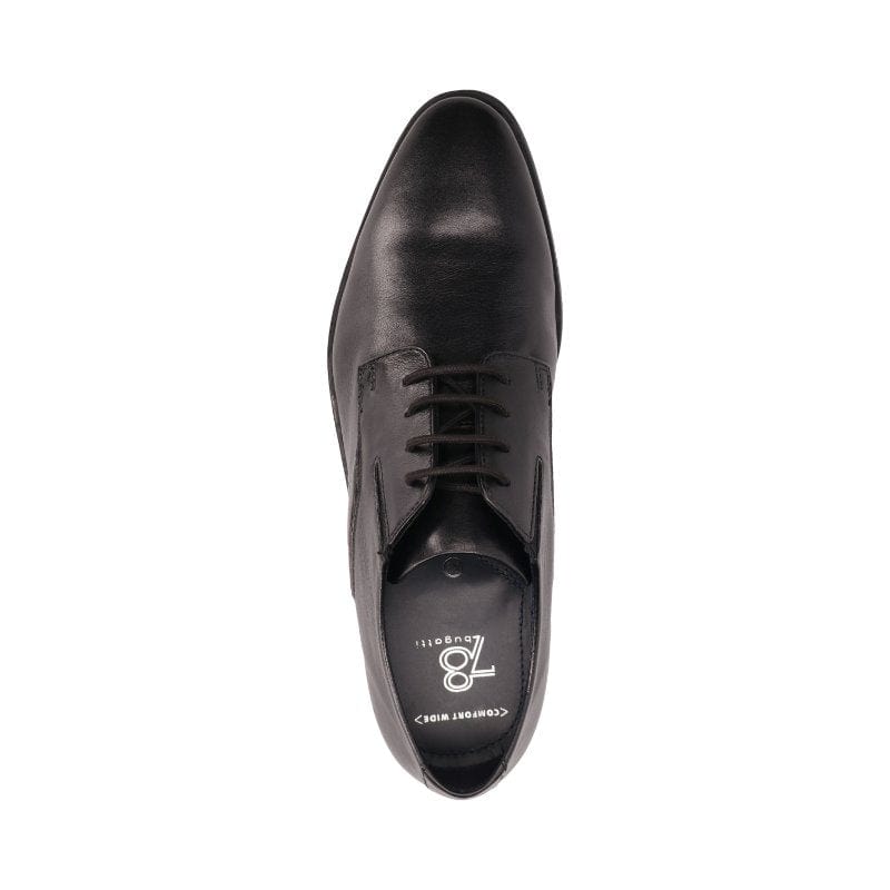 Bugatti Mens Bugatti Mens Black Soft Leather Lace-Up Shoe 312-AFY04-1000