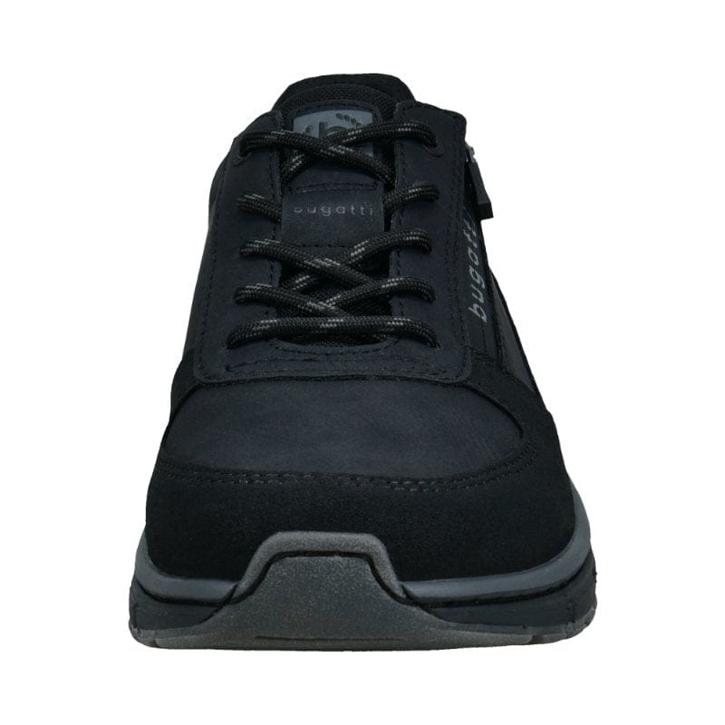 Bugatti Mens Bugatti Mens Black Zipper Lace Up Sonic Exko Trainer SS26 331-AOS01-5500