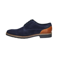 Bugatti Mens Bugatti Mens Blue Lace Up Dress Shoe Merlo 311-A9E08-1400