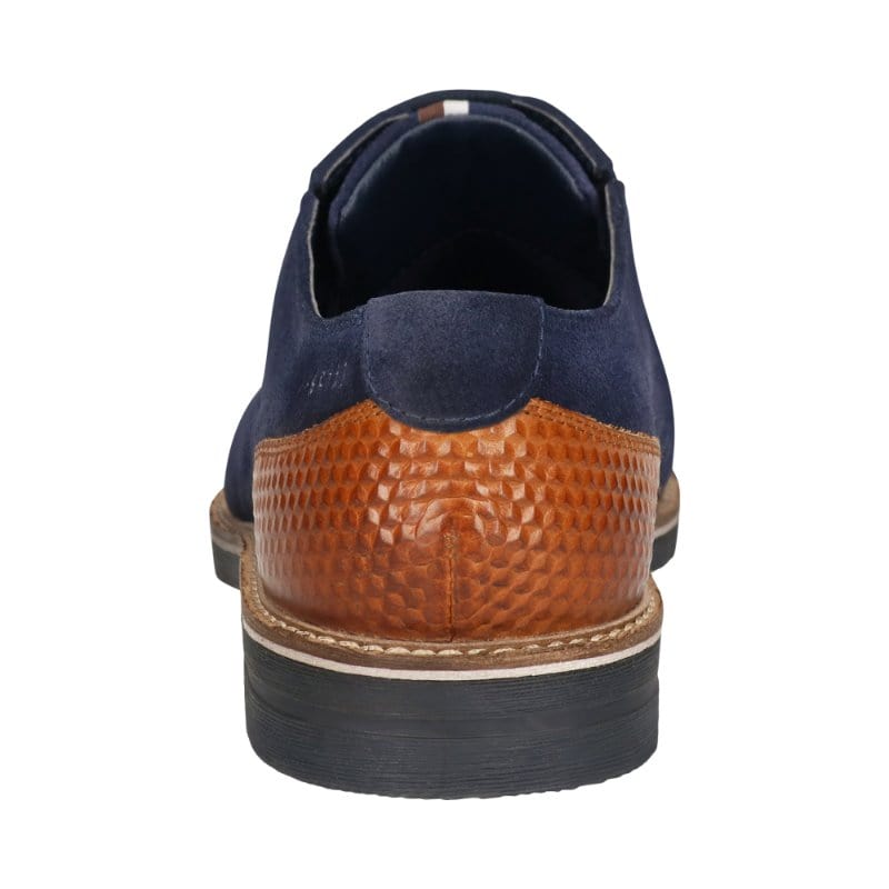 Bugatti Mens Bugatti Mens Blue Lace Up Dress Shoe Merlo 311-A9E08-1400