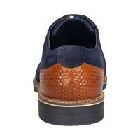 Bugatti Mens Bugatti Mens Blue Lace Up Dress Shoe Merlo 311-A9E08-1400