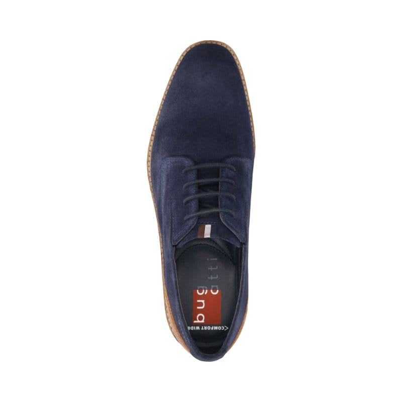 Bugatti Mens Bugatti Mens Blue Lace Up Dress Shoe Merlo 311-A9E08-1400