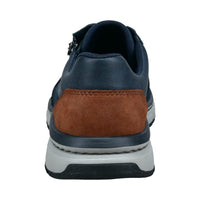 Bugatti Mens Bugatti Mens Blue Lace Up Trainer 331-AOS01-5200