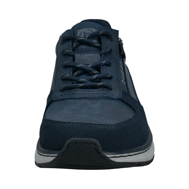 Bugatti Mens Bugatti Mens Blue Lace Up Trainer 331-AOS01-5200