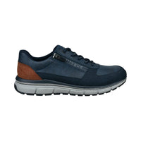 Bugatti Mens Bugatti Mens Blue Lace Up Trainer 331-AOS01-5200