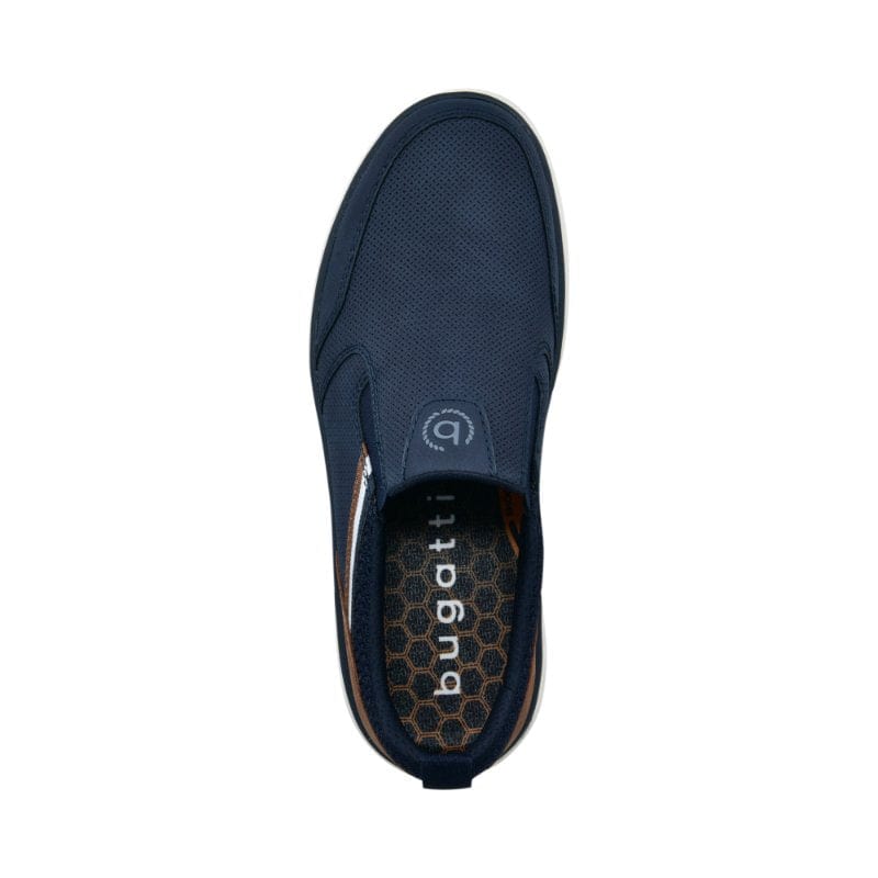 Bugatti Mens Bugatti Mens Blue Lace Up Trainer Astra 321-ASE62-5500