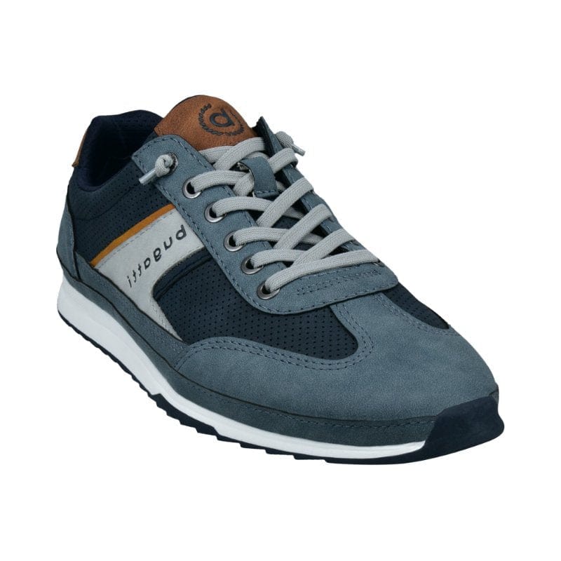 Bugatti Mens Bugatti Mens Blue Lace Up Trainer Riptide 321-A3A01-5050