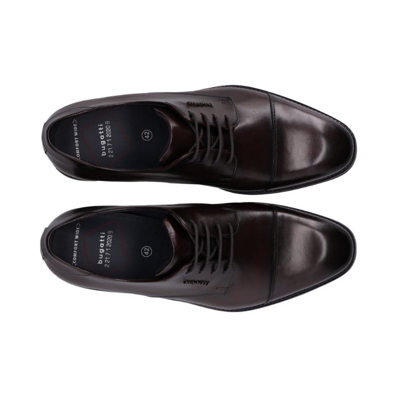 Bugatti Mens Bugatti Mens Brown Lace Up Leather Shoes 311-AYN02-1100