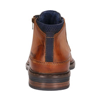 Bugatti Mens Bugatti Mens Brown Lace Up Side Zip Boots 311-AOC30-3100