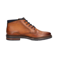 Bugatti Mens Bugatti Mens Brown Lace Up Side Zip Boots 311-AOC30-3100