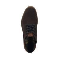 Bugatti Mens Bugatti Mens Brown Lace Up Side Zip Shoes 331-8373H-1400