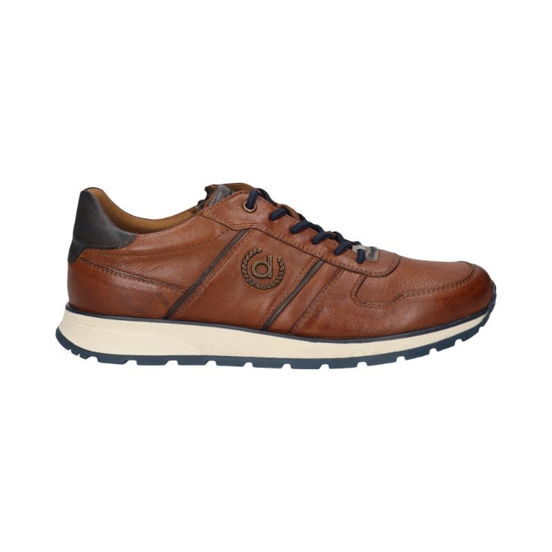 Bugatti Mens Bugatti Mens Brown Lace Up Side Zip Trainer 331-APA03-4100