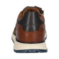 Bugatti Mens Bugatti Mens Brown Lace Up Side Zip Trainer 331-APA03-4100
