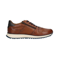 Bugatti Mens Bugatti Mens Brown Lace Up Side Zip Trainer 331-APA03-4100