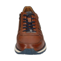 Bugatti Mens Bugatti Mens Brown Lace Up Side Zip Trainer 331-APA03-4100